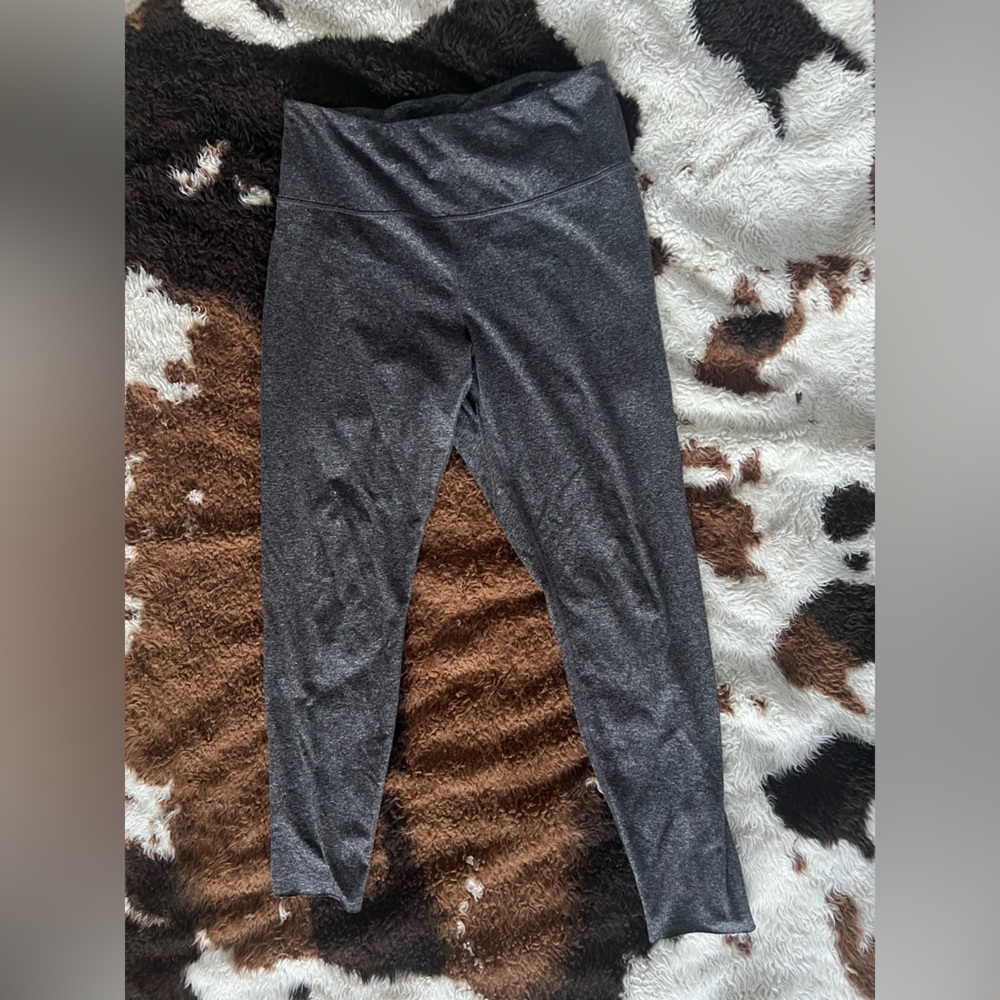 Old Navy High-Rise Gray Leggings ALTERED “Active Cozecore Go-Dry”